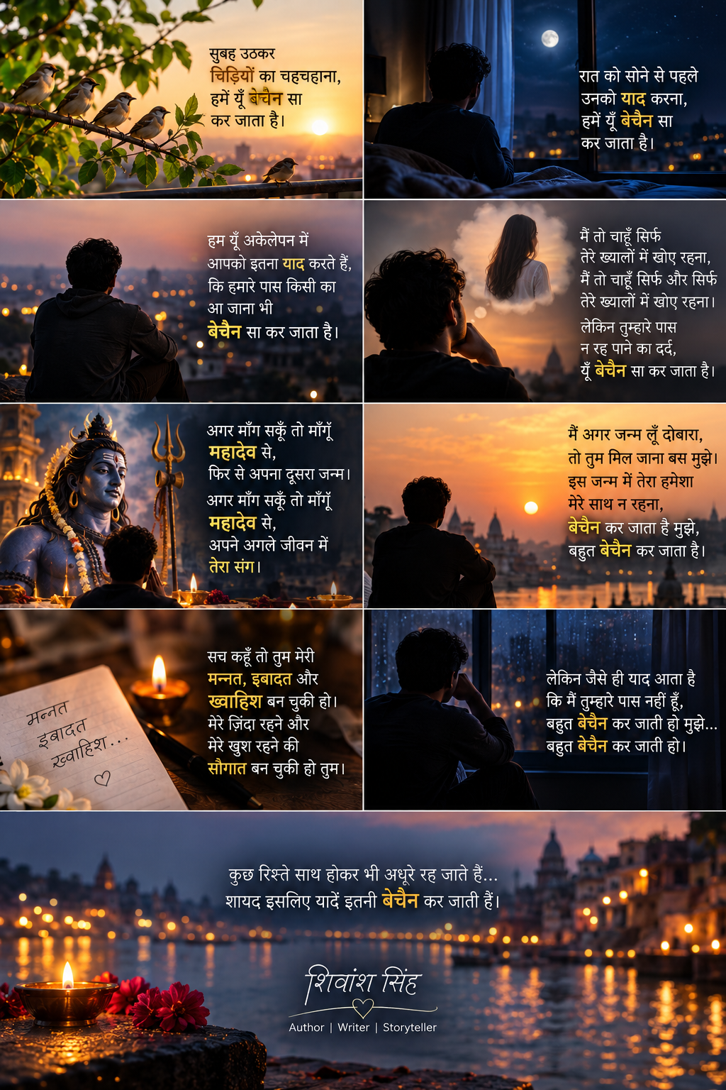 बेचैन — एक कविता