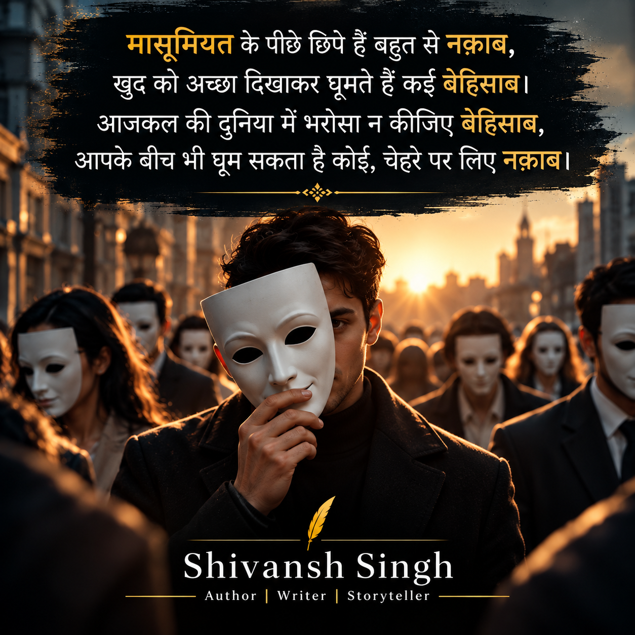 मासूमियत के पीछे छिपे नक़ाब — भरोसे की एक कड़वी सच्चाई